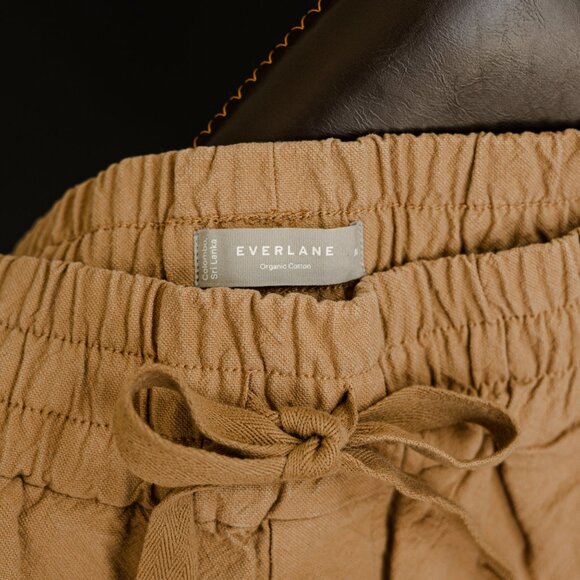 NEW WITH TAGS Everlane Canvas Organic Cotton Pull-On Pants with Pockets - Picture 4 of 12